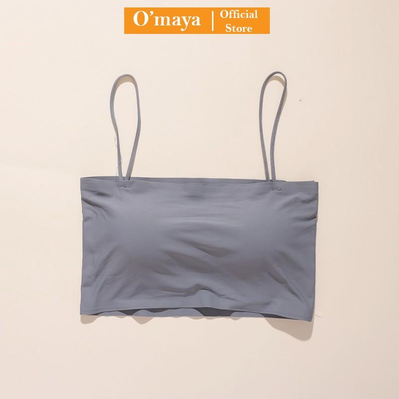 Áo bra quây đúc su cao cấp, áo lót nữ hai dây phong cách Hàn Quốc mát mịn - BR04