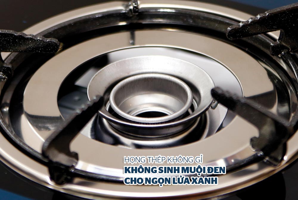 Combo Bếp gas dương đơn kính họng thường SUNHOUSE SHB212KT Kèm Van Dây - Hàng Chính Hãng
