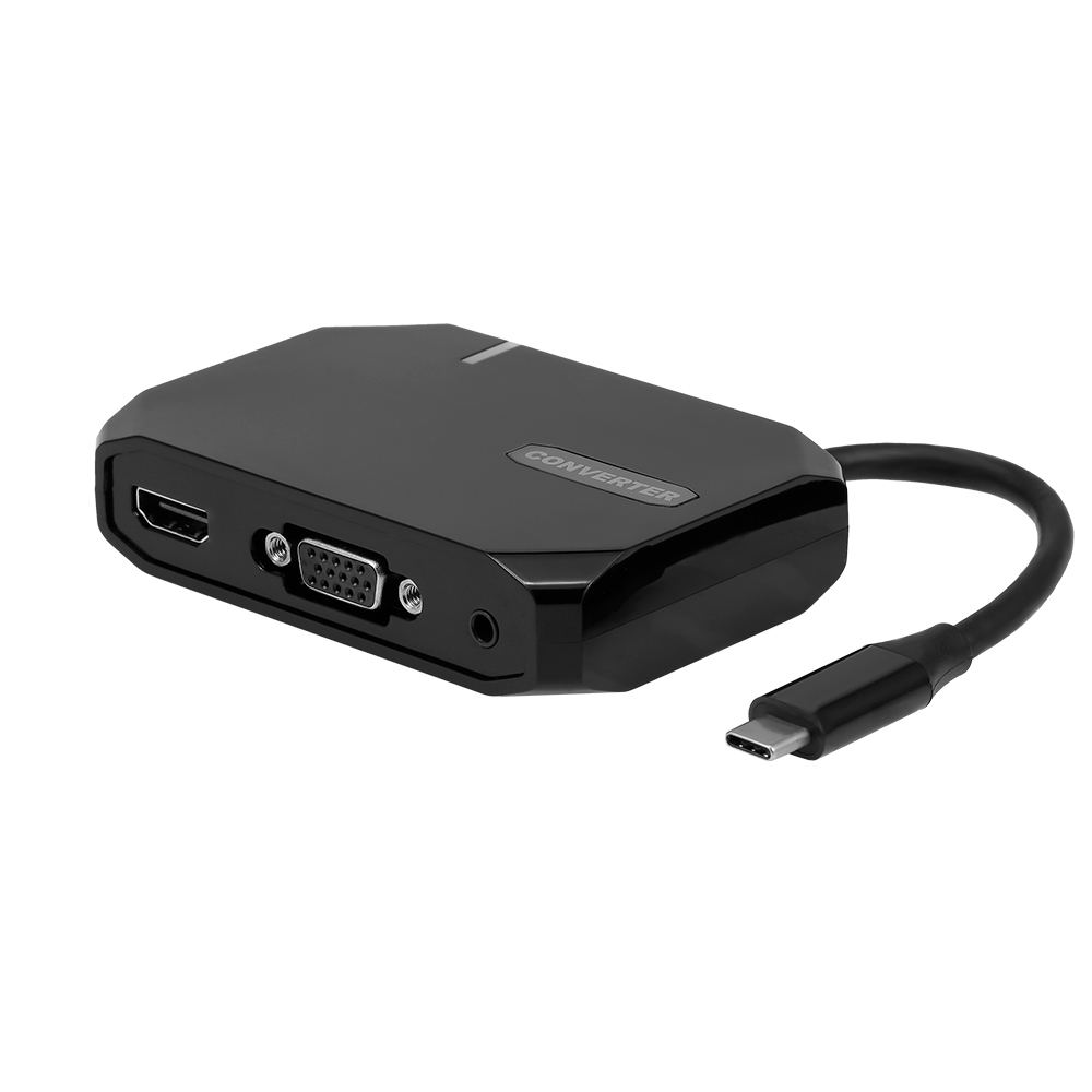 Bộ Chuyển Đổi Âm Thanh 5 Cổng 5 Trong 1 Loại C Sang HDTV + USB3.0 + VGA + Pd + Docking Station Hub 4K