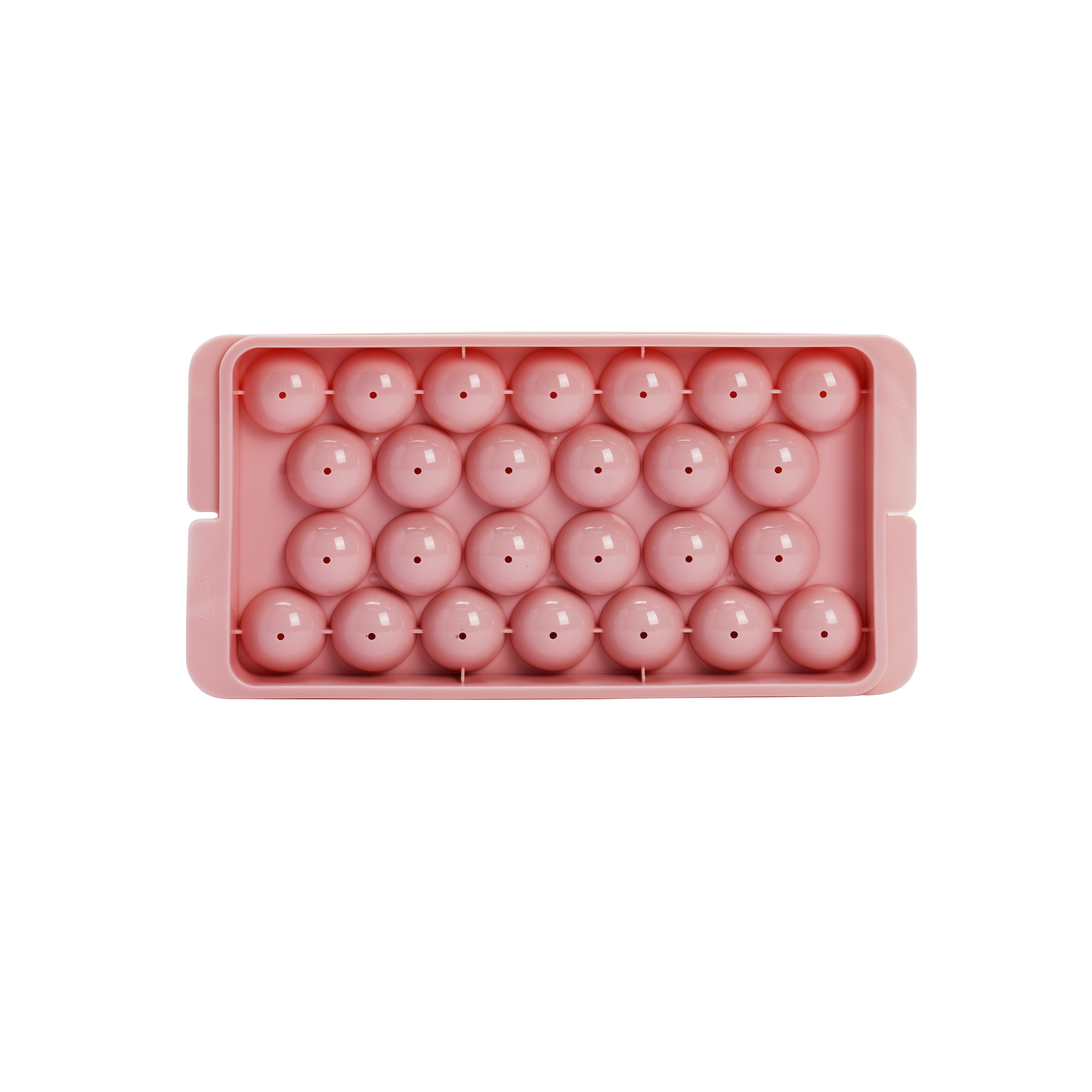 Khay nhựa làm đá 26 viên tròn - nhiều màu