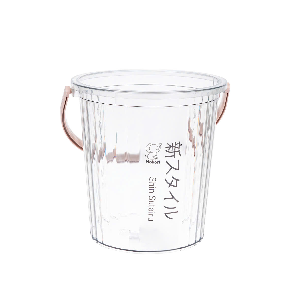 Xô trong 10L HOKORI nhựa VIỆT NHẬT cao cấp - Quai xách, đựng nước, đá - Hàng chính hãng