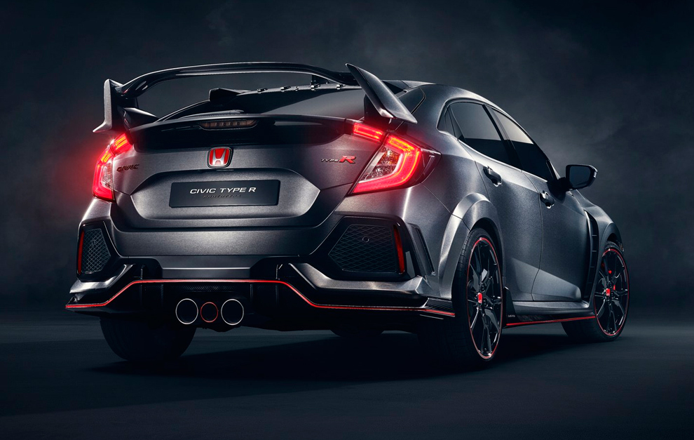 Tem chữ logo Type R dán trang trí xe ô tô