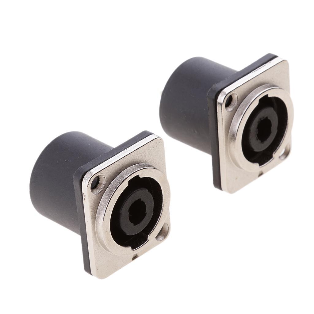 2 Pcs 4 Pin Female  Compatible Audio Cable adapter