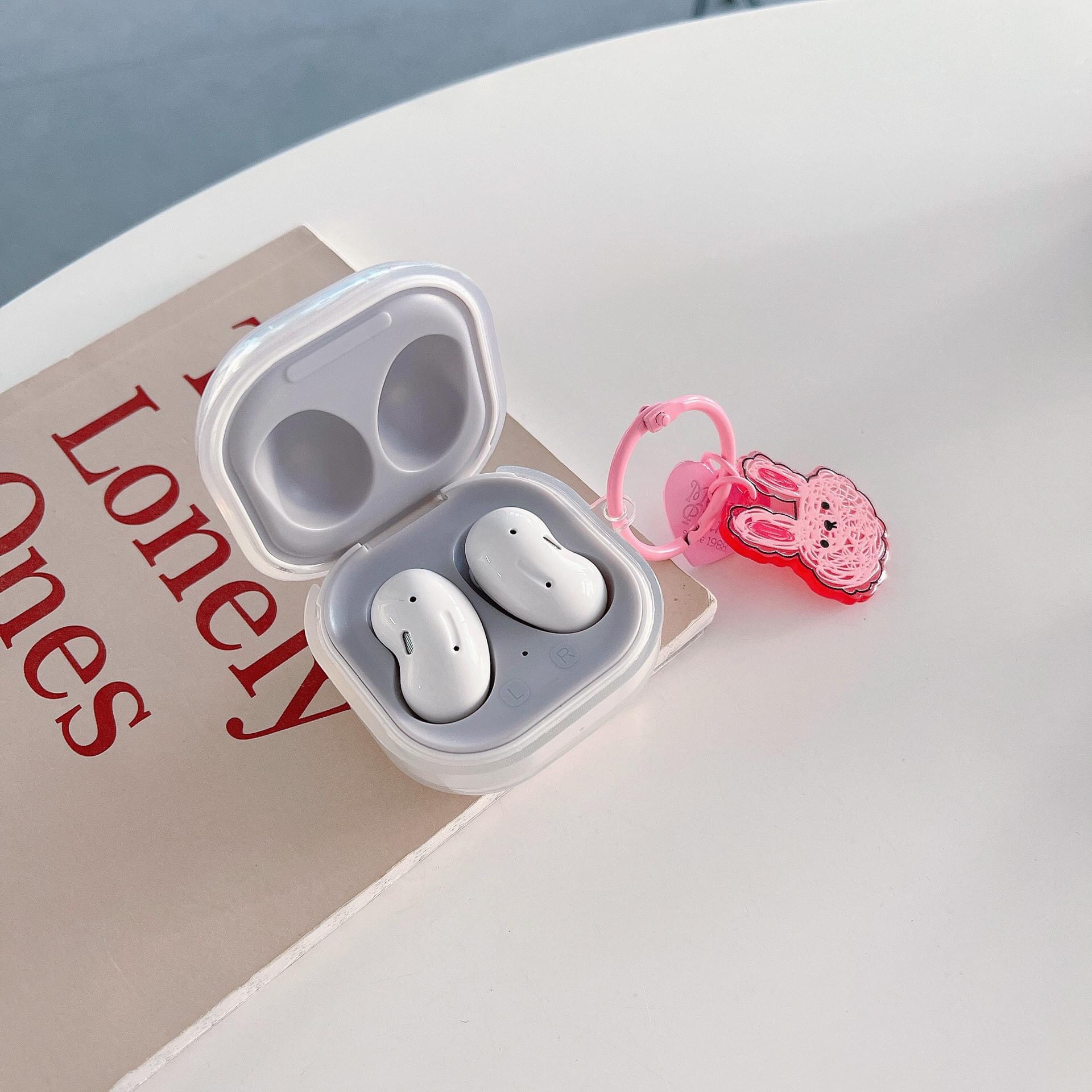 Ốp Case Dành Cho Samsung Galaxy Buds Live/ Buds Pro/ Buds 2/ Buds 2 Pro Hình In Kèm Khóa