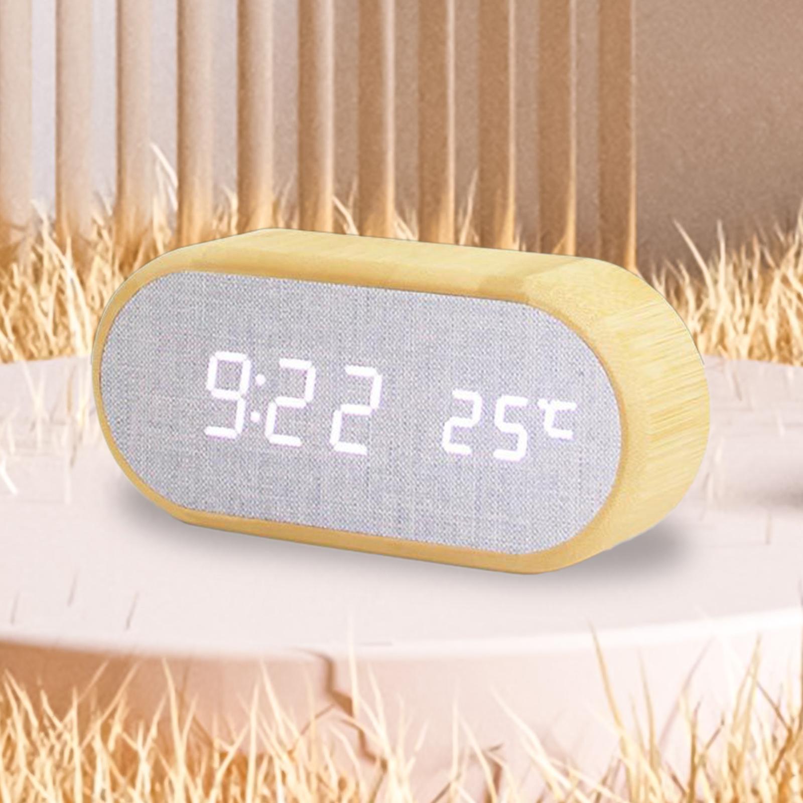 Sound Control Electronic  Clock Snooze Desktop Clock Multifunctional