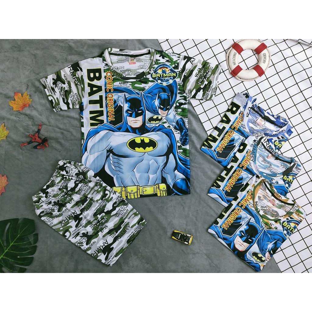 Bộ Thun Thể Thao Batman Bé Trai (18-28kg) (giao màu ngẫu nhiên