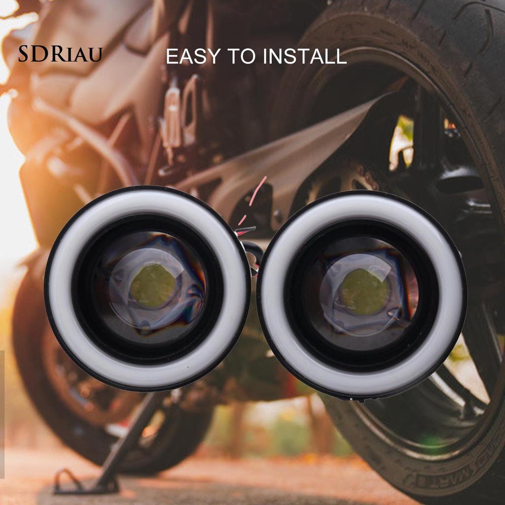2 Đèn Led Phá Sương Mù Siêu Sáng 3.5 Inch Cho Xe Hơi