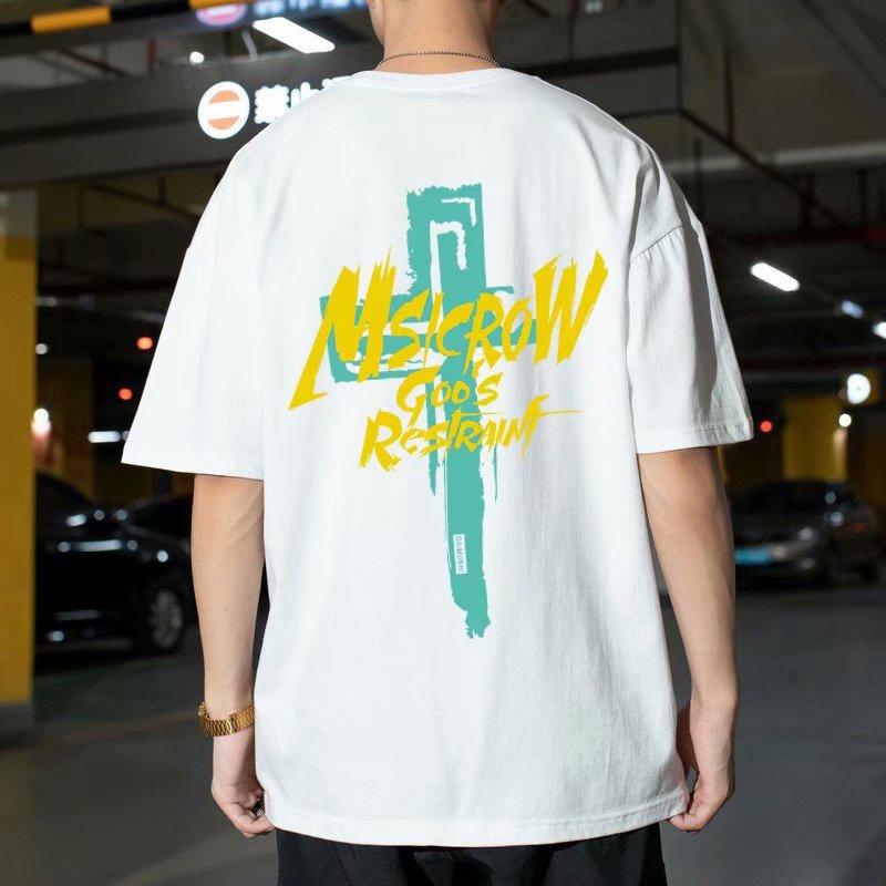 Áo Thun Nam Ngắn Tay In Hình Sáng Tạo