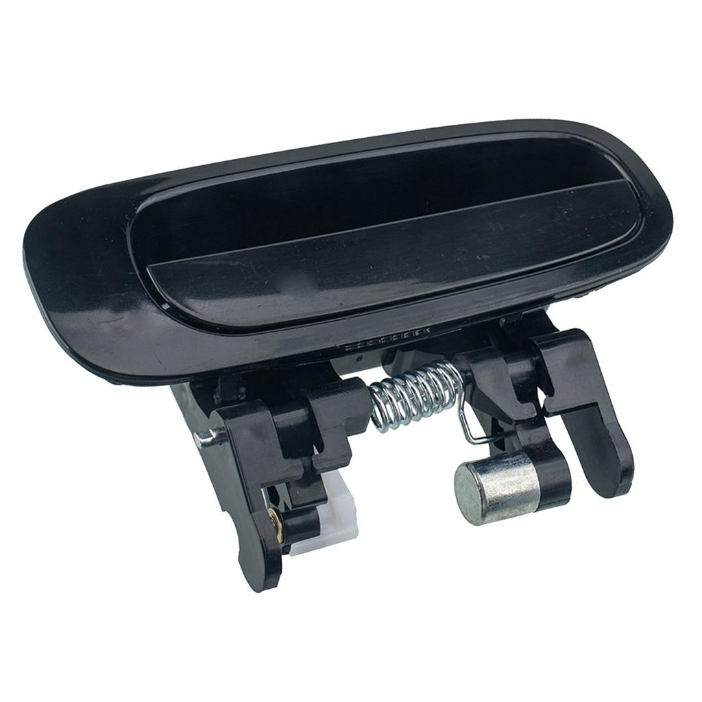 Exterior Rear Left Driver Side Door Handle for 98-02 TOYOTA COROLLA - Black