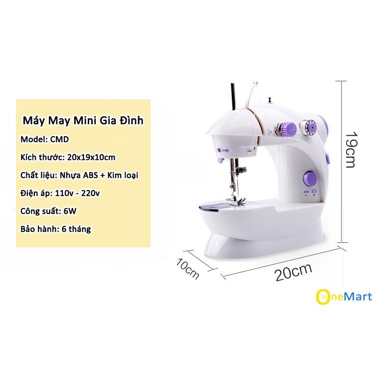 Máy khâu mini gia đình cầm tay tiện dụng Máy may CMD hỗ trợ may vá Bảo Hành 6 tháng