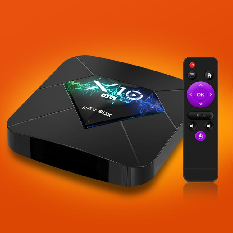 Android TV BOX RAM 2G, Bộ nhớ 16G, xem phim 4K, chơi game, hỗ trợ tính năng tìm kiếm bằng giọng nói mới nhất hiện nay X10