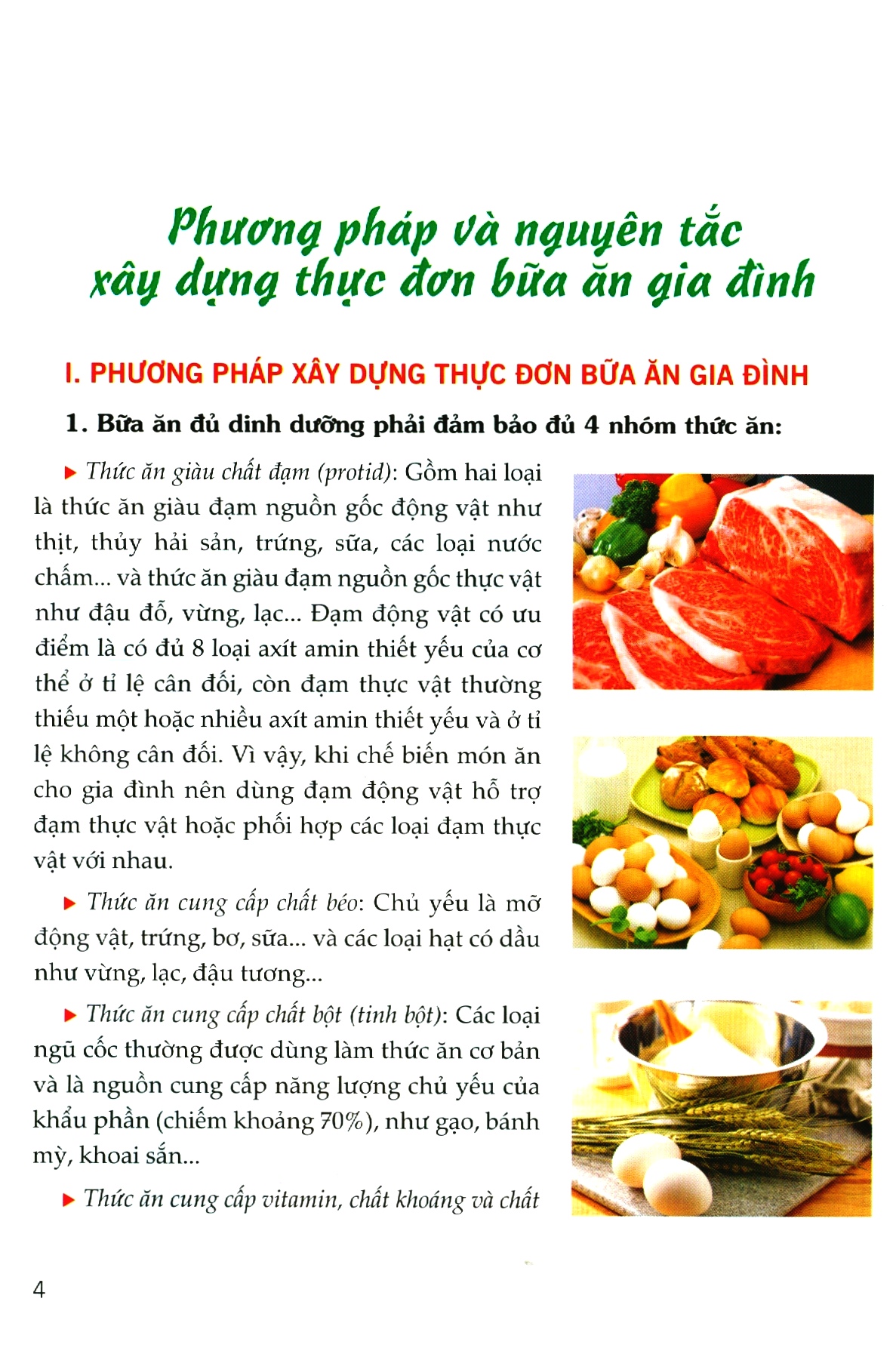 Sách Thực Đơn 4 Tuần Cho Gia Đình Hiện Đại