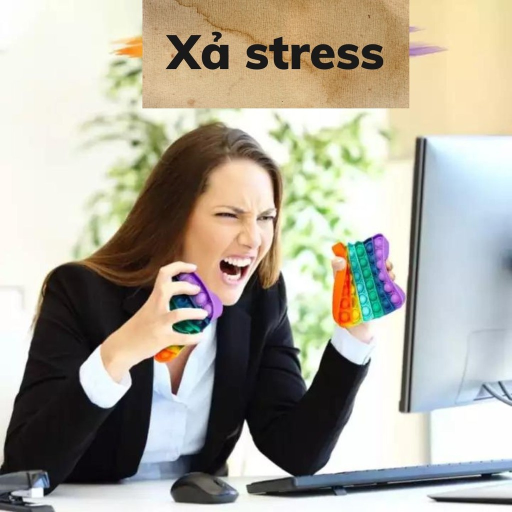 Pop it - Đồ Chơi Nhân Bóng Among Us, Phi hành Gia Hot 2021 Giảm Stress Cho Bé