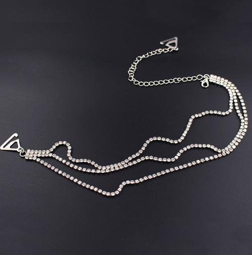 Dây áo ngực bra cao cấp đính đá và hoa lấp lánh sang chảnh DA33