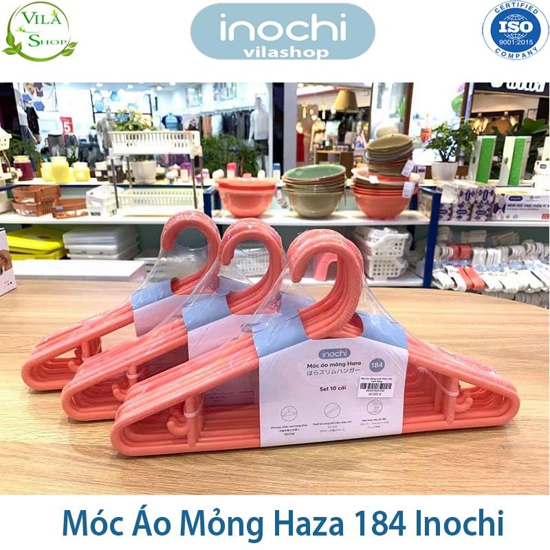 Móc Treo Quần Áo, Móc Quần Áo Mỏng Hara 184, Bộ Sưu Tập Móc Quần Áo Người Lớn Nhựa Cao Cấp Inochi