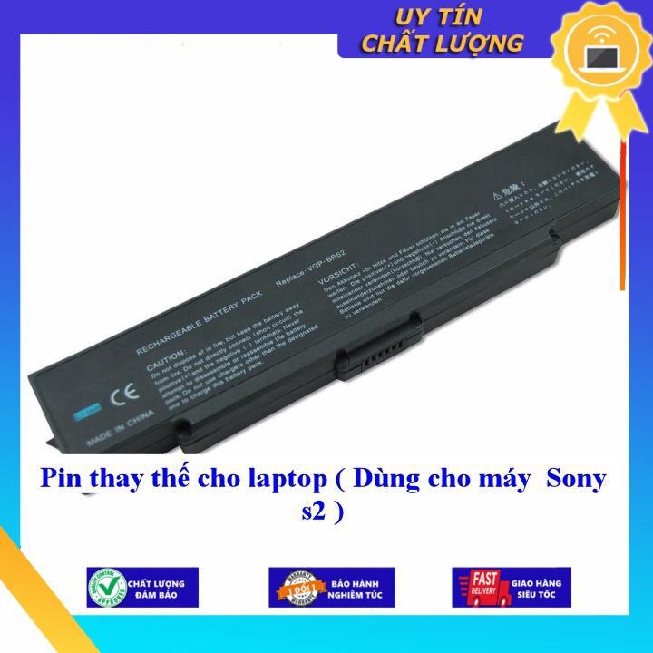 Pin cho laptop Dùng cho máy Sony S2 - Hàng Nhập Khẩu New Seal