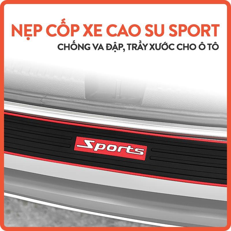 MIẾNG DÁN CHỐNG TRẦY CỐP XE Ô TÔ BẰNG CAO SU SPORT