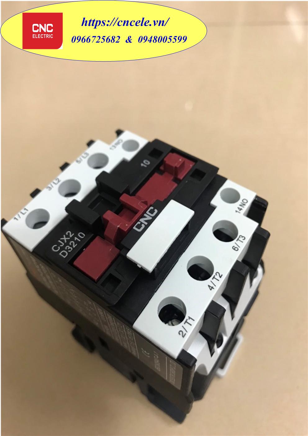 Khởi Động Từ CNC 3 Pha - 32A, CONTACTOR CNC 3P - 32A, Mã CJX2D-3210