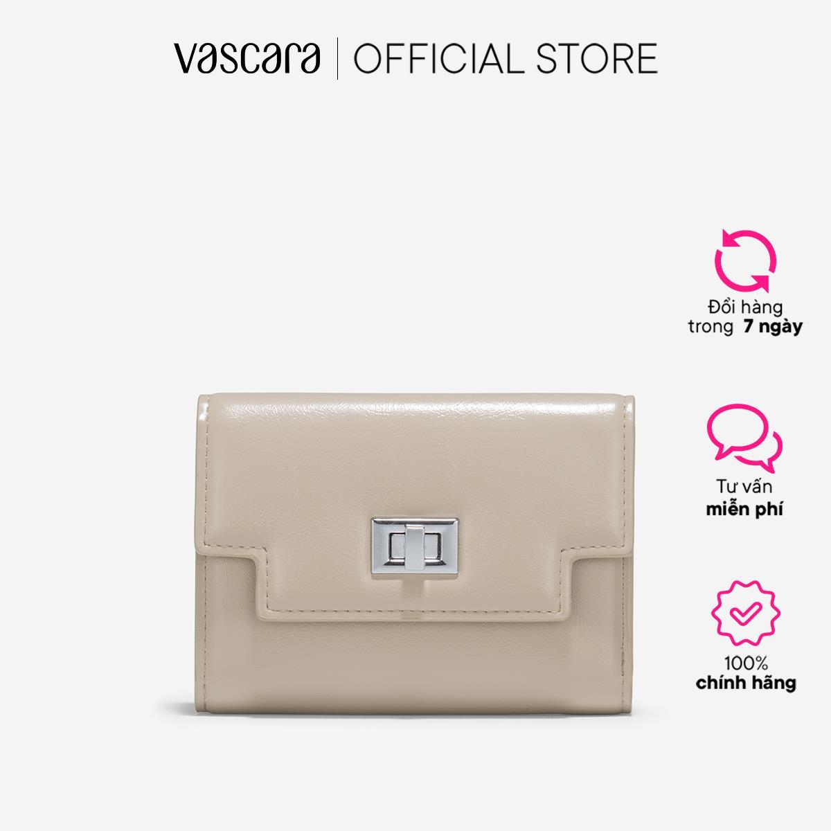 Vascara Ví Mini Cầm Tay Nắp Gập Vát Góc - WAL 0280