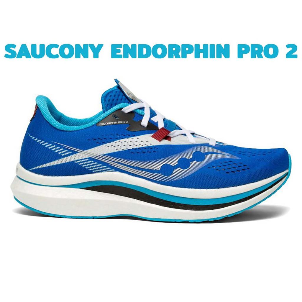 Giày Chạy Bộ Nam Saucony Endorphin Pro 2 Royal/White - Xanh Dương