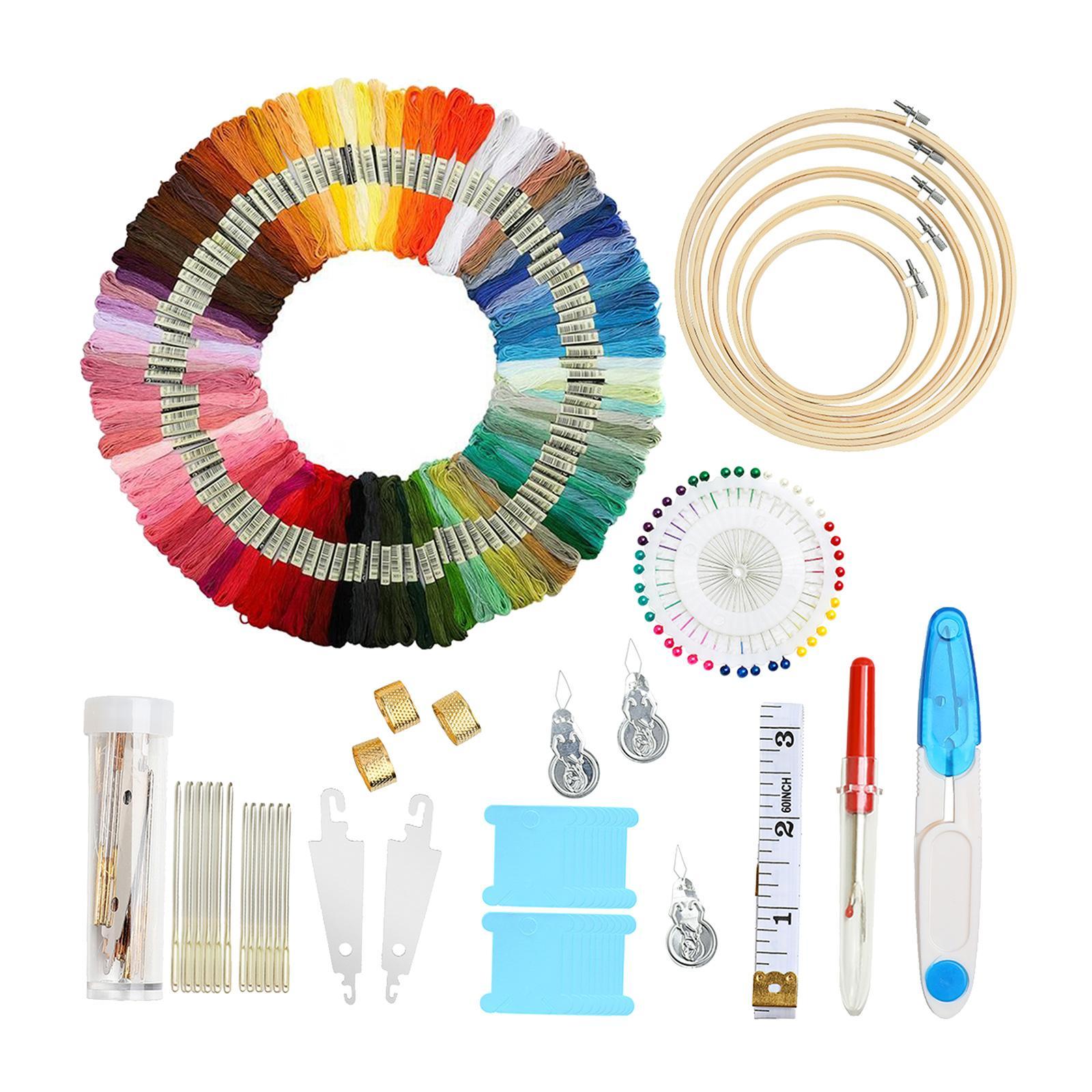 Full Range Embroidery Starter ,DIY Cross Stitch Stamped Embroidery Sewing