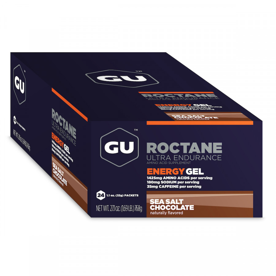 Gel Năng Lượng Gu Roctane Energy Vị Sô Cô La Muối Biển (24 Gói / Hộp)