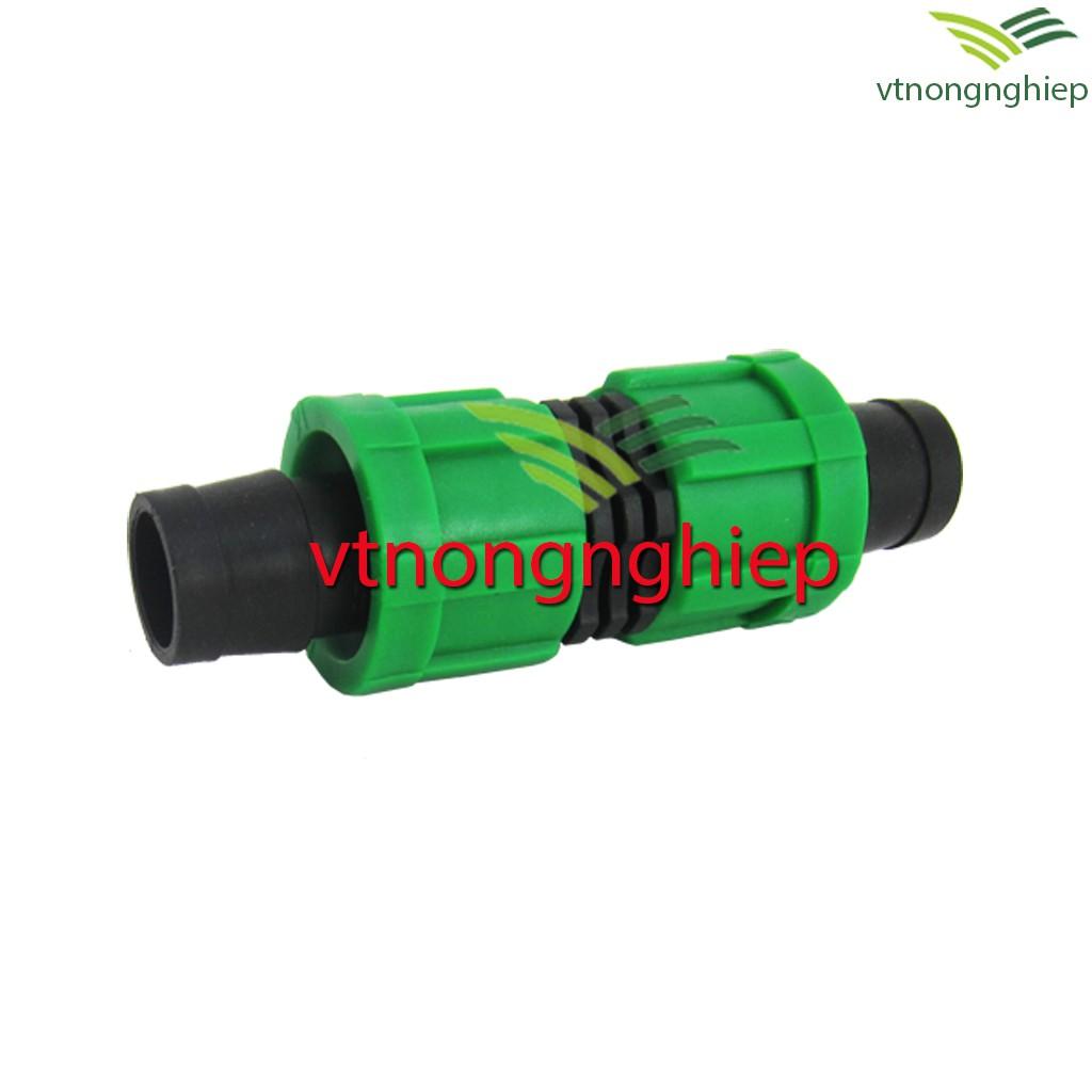 100 nối ống nhỏ giọt phi 16mm ren vặn