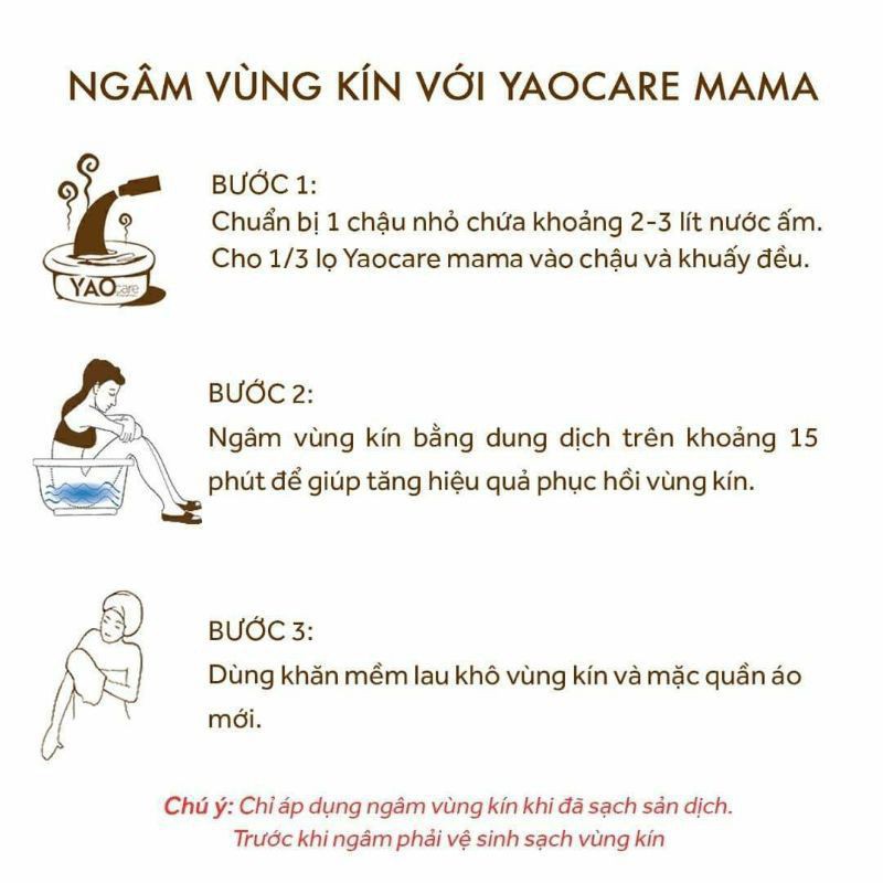 Thảo dược xông ngâm phụ khoa sau sinh Yaocare Mama