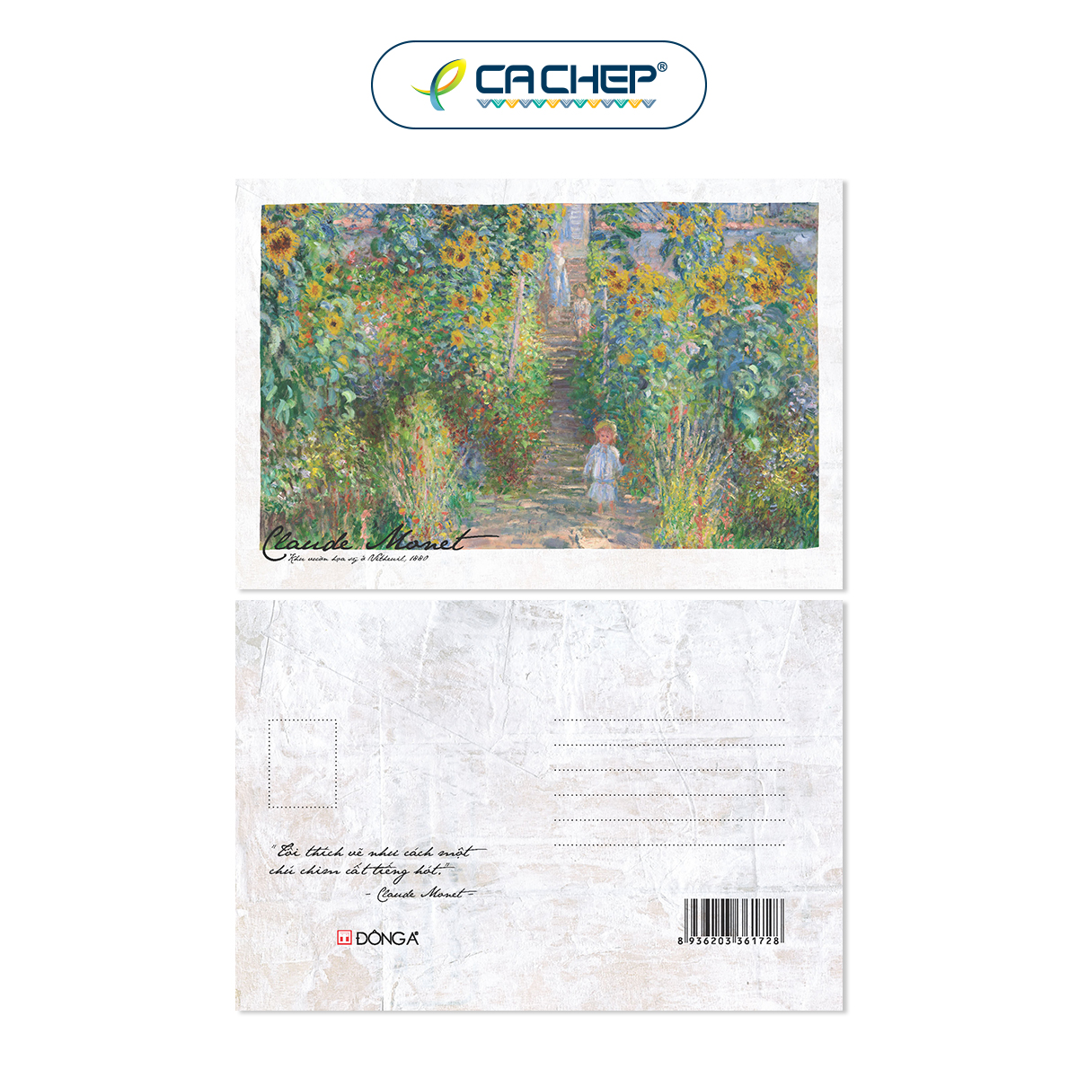 Postcard danh họa - Claude Monet (Tùy chọn)