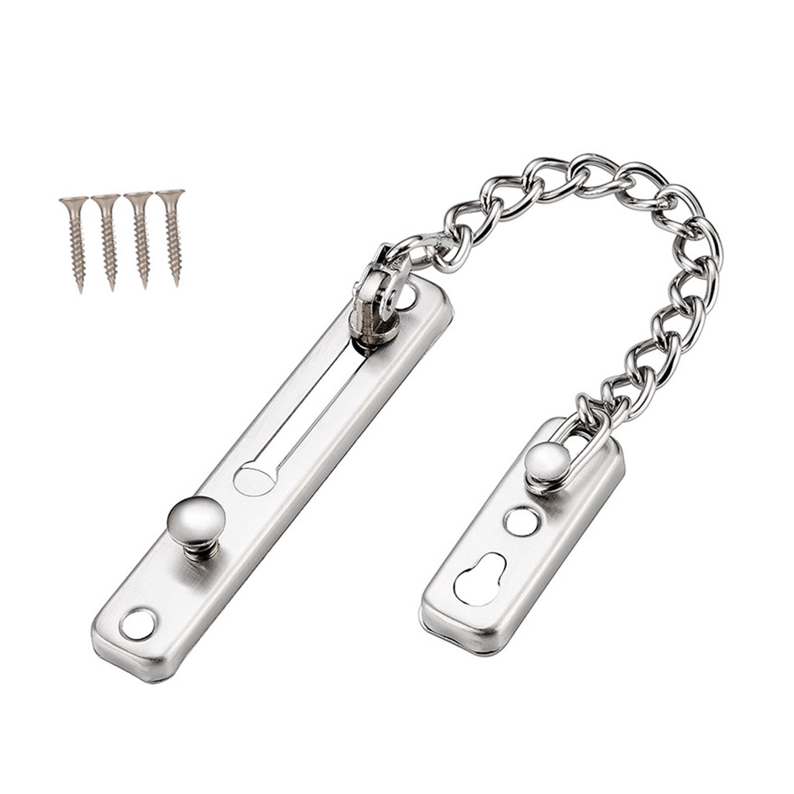 Stainless Door Chain Lock Home Bedroom Hotel Family Chain for Door