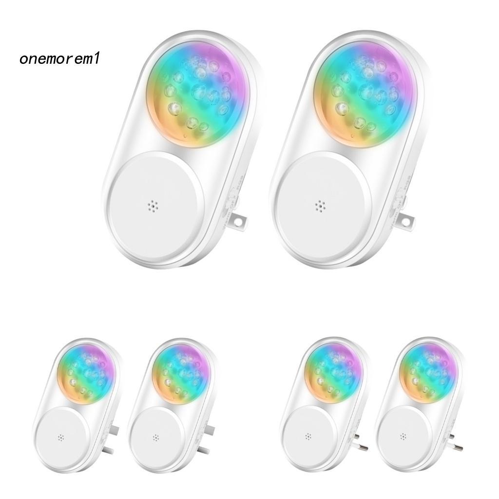 Bộ 2 Đèn LED RGB Cảm Ứng Nhiều Màu Sắc Dùng Trong Gia Đình