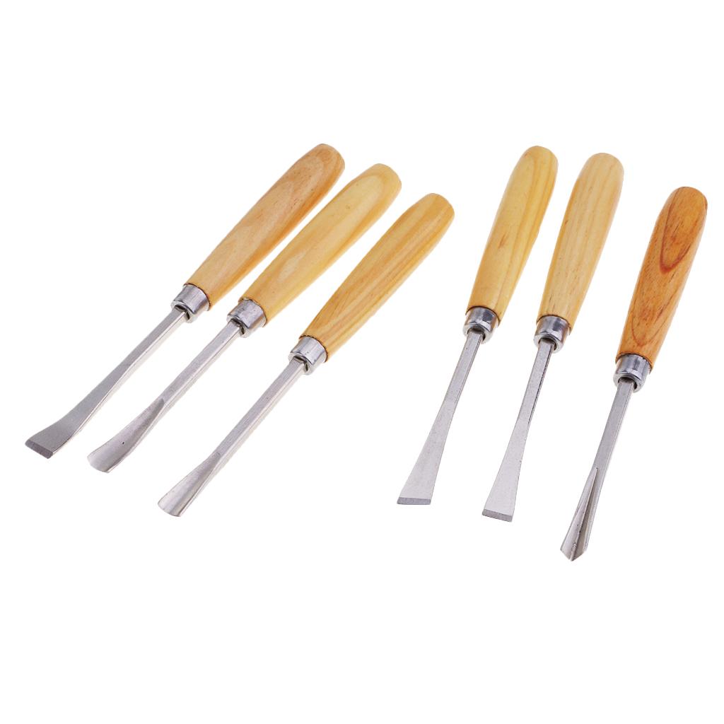 6pcs/set Woodcut Knife Wood Carving Tools Woodworking Hobby Arts Crafts DIY