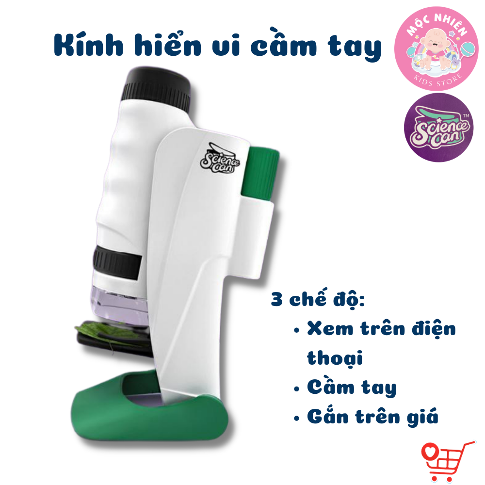 Đồ chơi khoa học kính hiển vi cầm Tay Chính Hãng TOPBRIGHT - Đồ chơi giáo dục cho bé từ 8 tuổi