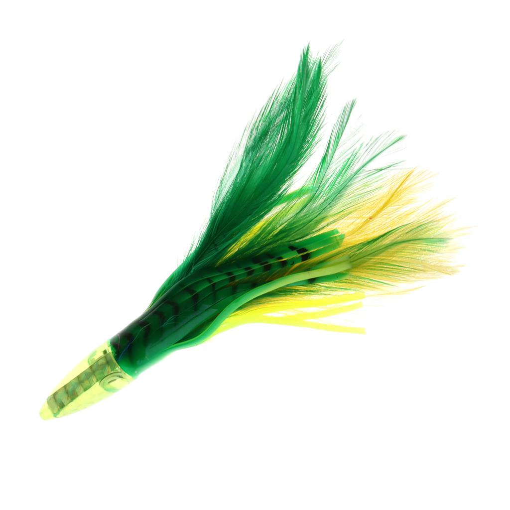 2pcs 14cm Octopus Squid Skirt Lure Bait Saltwater Soft Fishing Lures