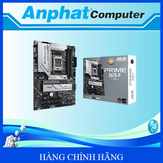 Bo mạch chủ Main ASUS PRIME X670-P-CSM Socket AMD AM5 - Hàng Chính Hãng