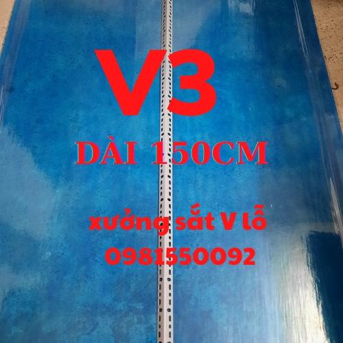 sắt V lỗ (cây V3x3 - dài 150cm),sắt V kệ,sắt V lỗ đa năng,kệ V lỗ