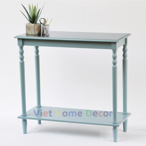 Bàn Console Trang Trí Chân Tiện Màu Xanh Lam 9001- Thương hiệu Viet Home Decor