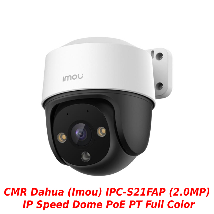 Camera an ninh ngoài trời Imou IPC-S41FAP(4.0MP) và IPC-S21FAP(2.0MP) Camera IP PoE PT Full Color 4.0MP và 2.0MP (Camera chỉ cấp nguồn POE không có jack cắm nguồn) - Hàng chính hãng