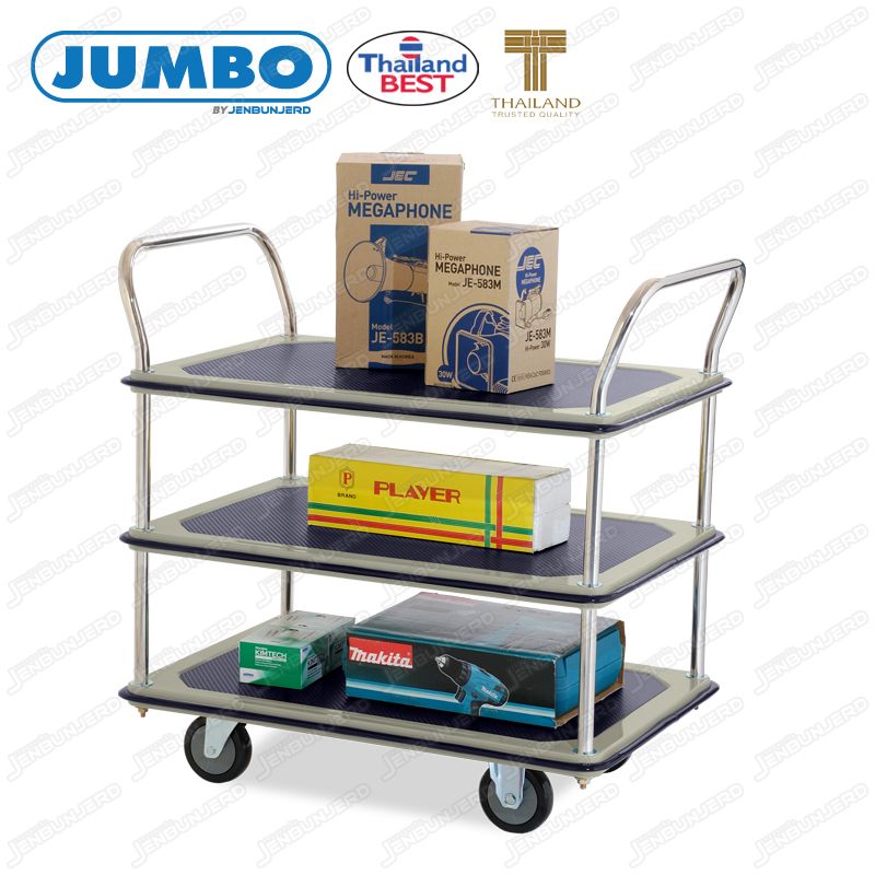 Xe đẩy hàng 3 tầng JUMBO Thailand HB-230D