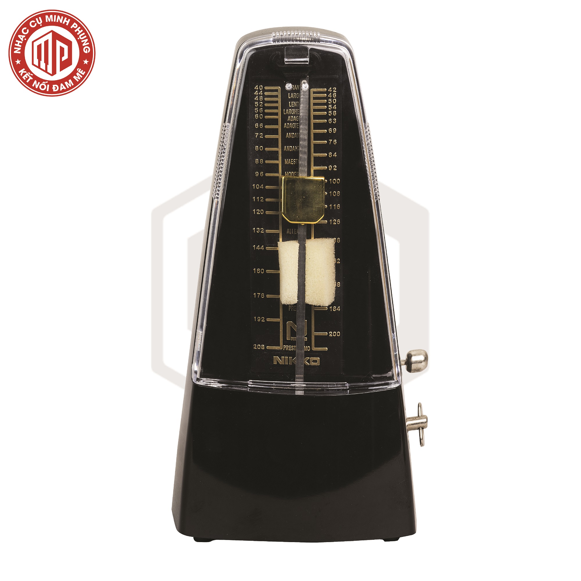 Máy đếm nhịp cao cấp Metronome Nikko - Màu đen - Hàng chính hãng