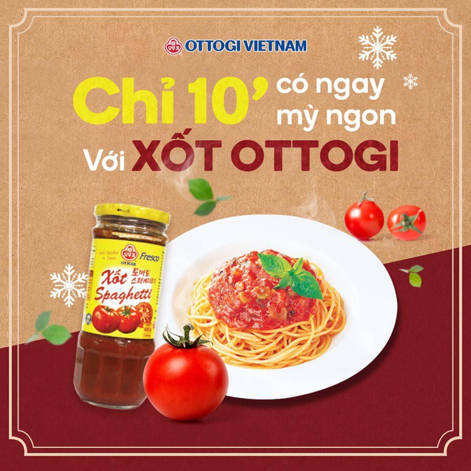 Xốt spagetty truyền thống ottogi 1kg