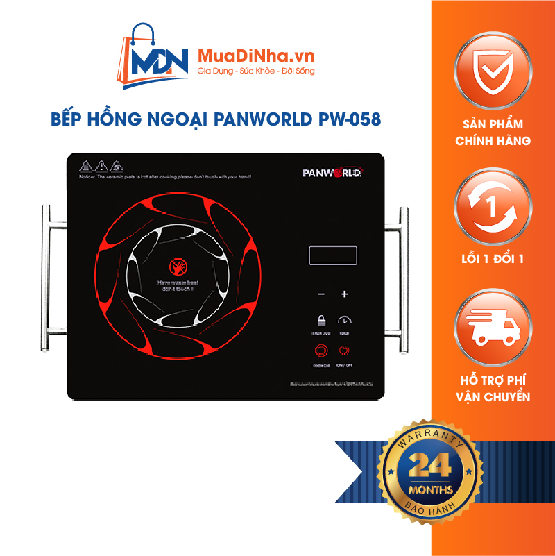 Bếp điện hồng ngoại Panworld PW-058 - Hàng chính hãng