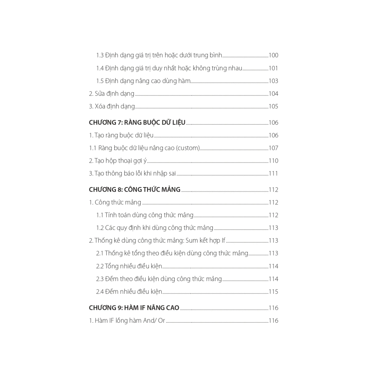 Sách - Hướng Dẫn Thực Hành Excel Từ Cơ Bản Đến Nâng Cao - Unica