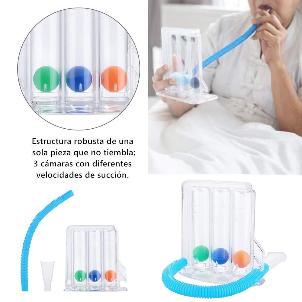 3-quả bóng sâu Thở tập thể dục Thiết bị đào tạo Khuyến nghị Máy đo nhịp điệu biểu mô Biểu đồ và phép đo Color: with box