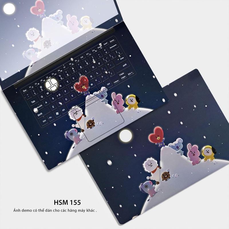 Skin dán laptop - Mẫu BT21 (P4