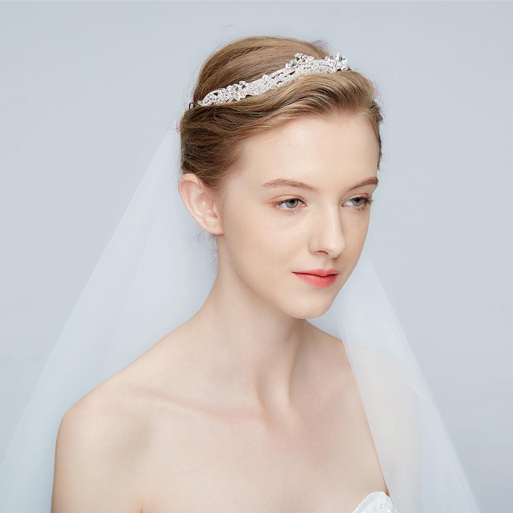 Rhinestone Tiara Crowns Bridal Crystal Hairband Wedding Party Hair Accessory