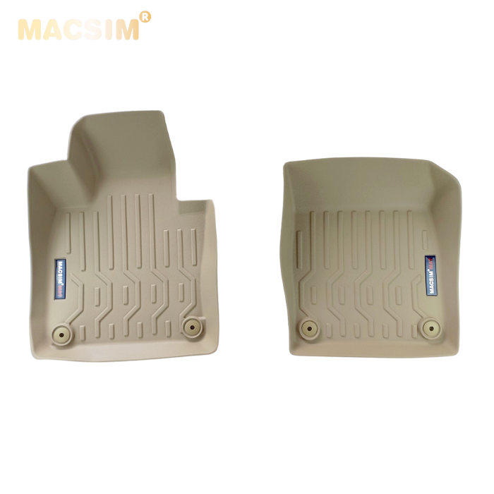 Thảm lót sàn xe ô tô VOLVO XC60 2018+ đến nay Nhãn hiệu Macsim chất liệu nhựa TPV cao cấp màu be
