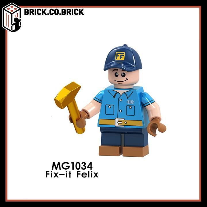 Đồ chơi Xếp Lắp ráp minifig Nhân vật trong Phim Hoạt hình Wreck it Ralph MG9007