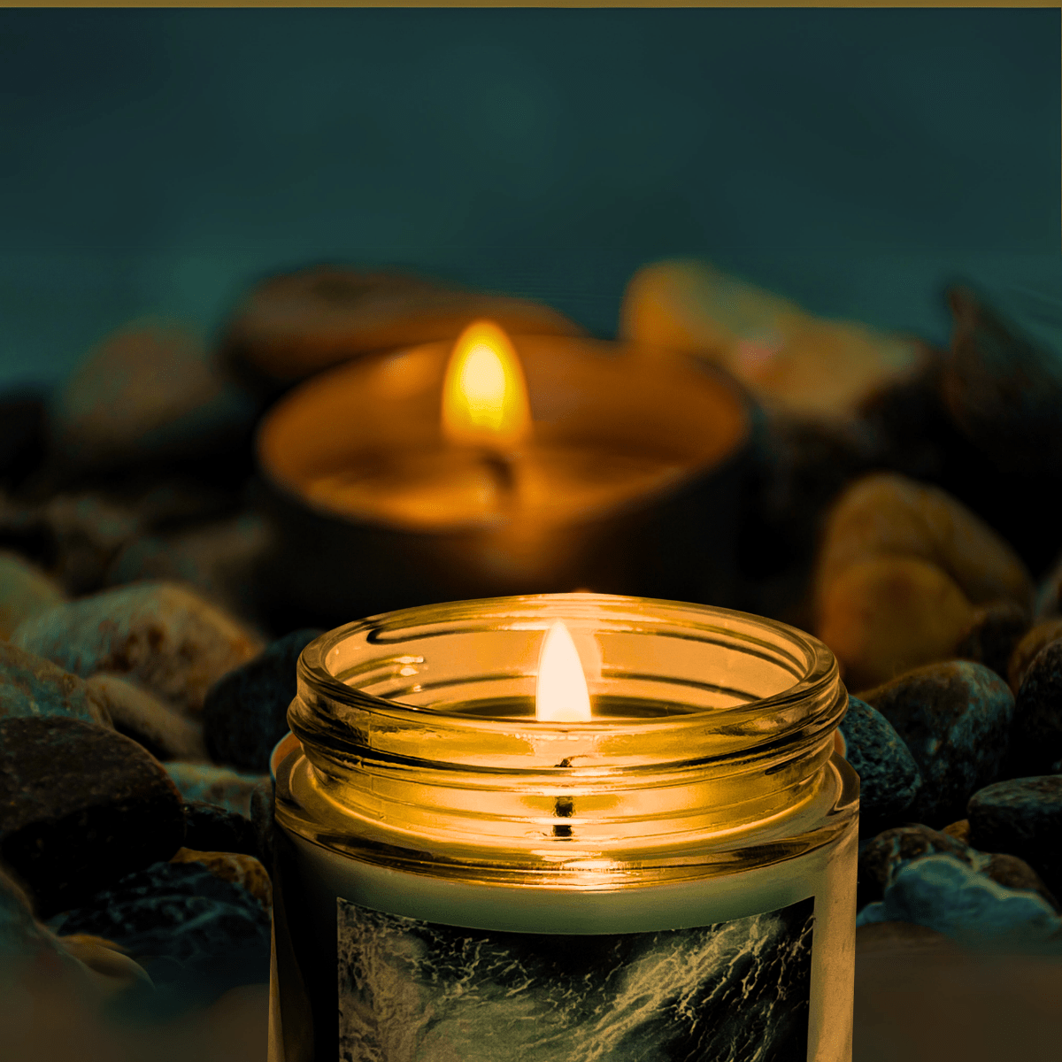 Nến Thơm Phòng Cao Cấp Daily Aqua Khử Mùi, Tạo Hương Thơm Thư Giãn - Scented Candle