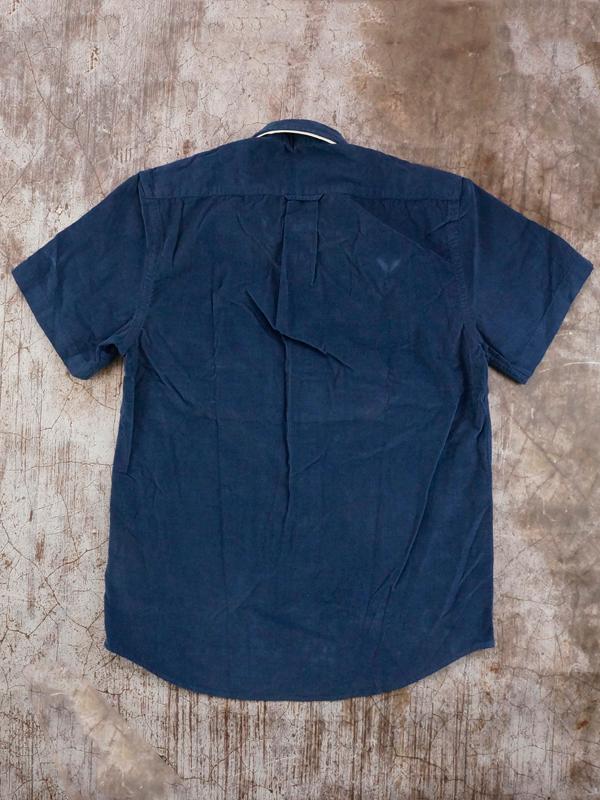 Áo Sơ Mi Nam Tay Ngắn Corduroy Short Sleeve Shirt - SIZE S